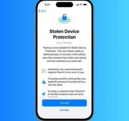 淮南苹果授权维修店分享被盗设备保护功能开启方法 
